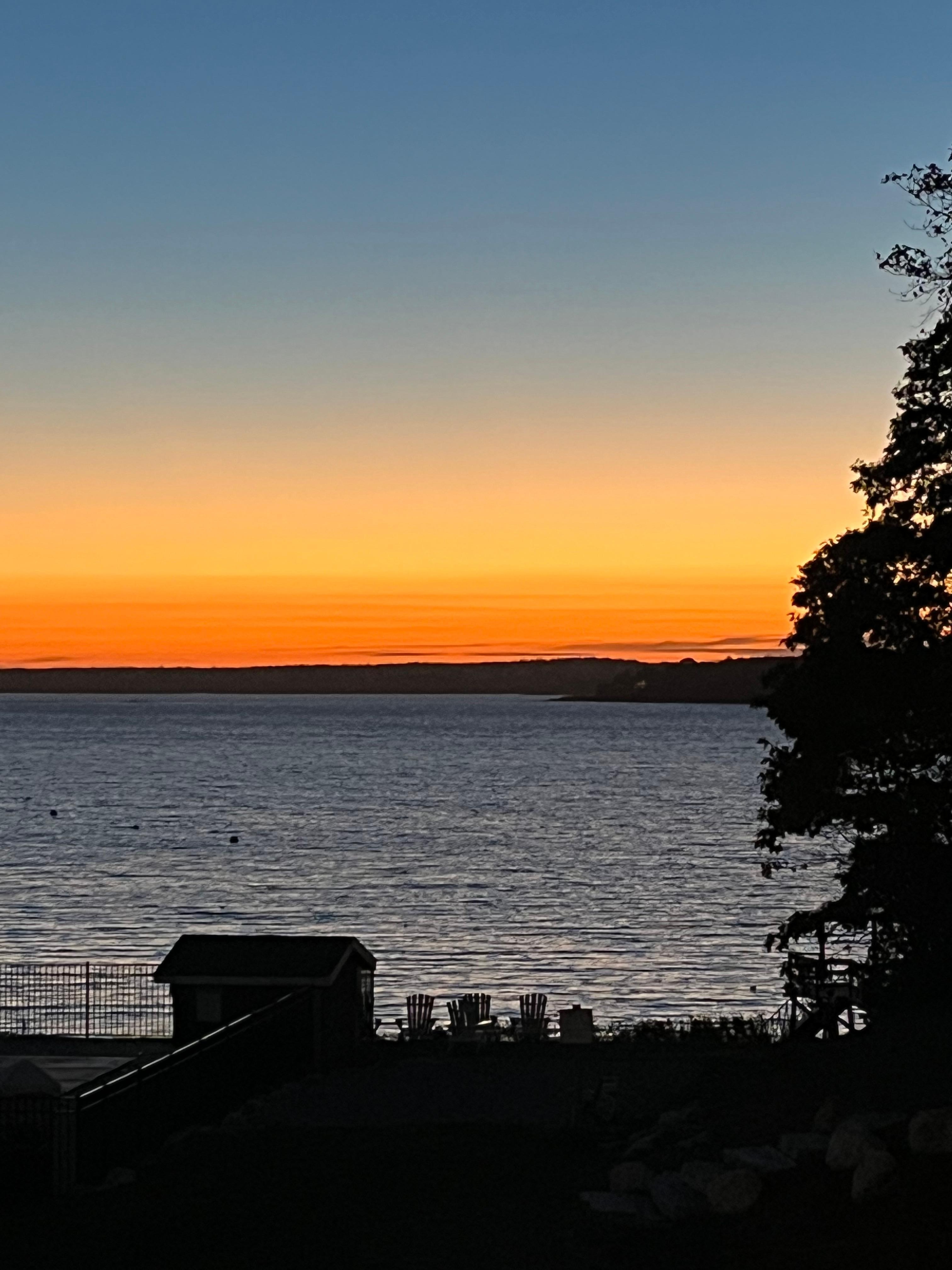 Sunset from our room 