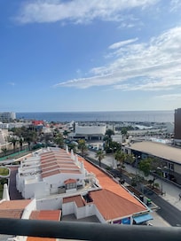 View out from the room door