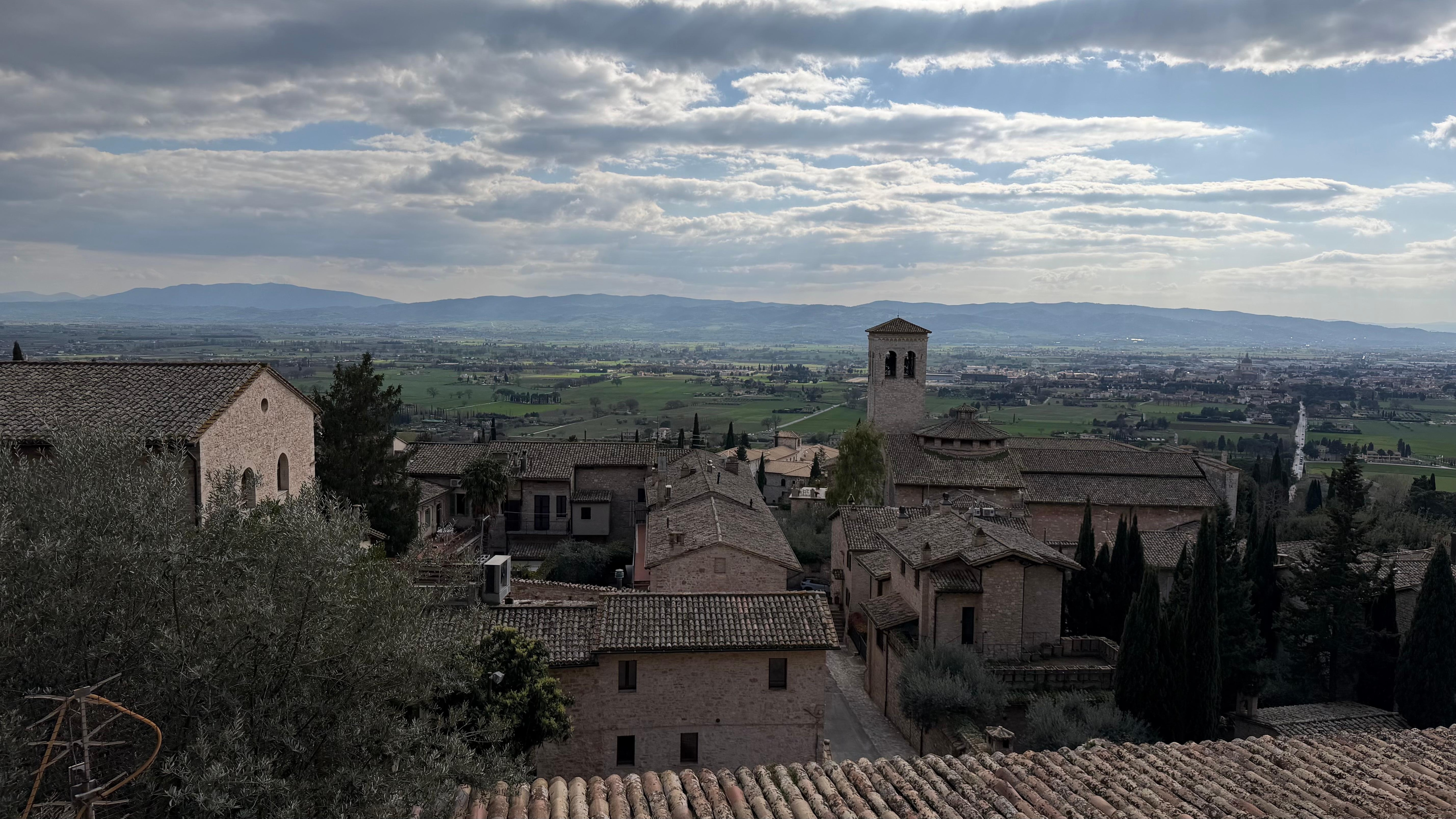 View from our hotel room