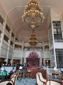 As you enter the lobby