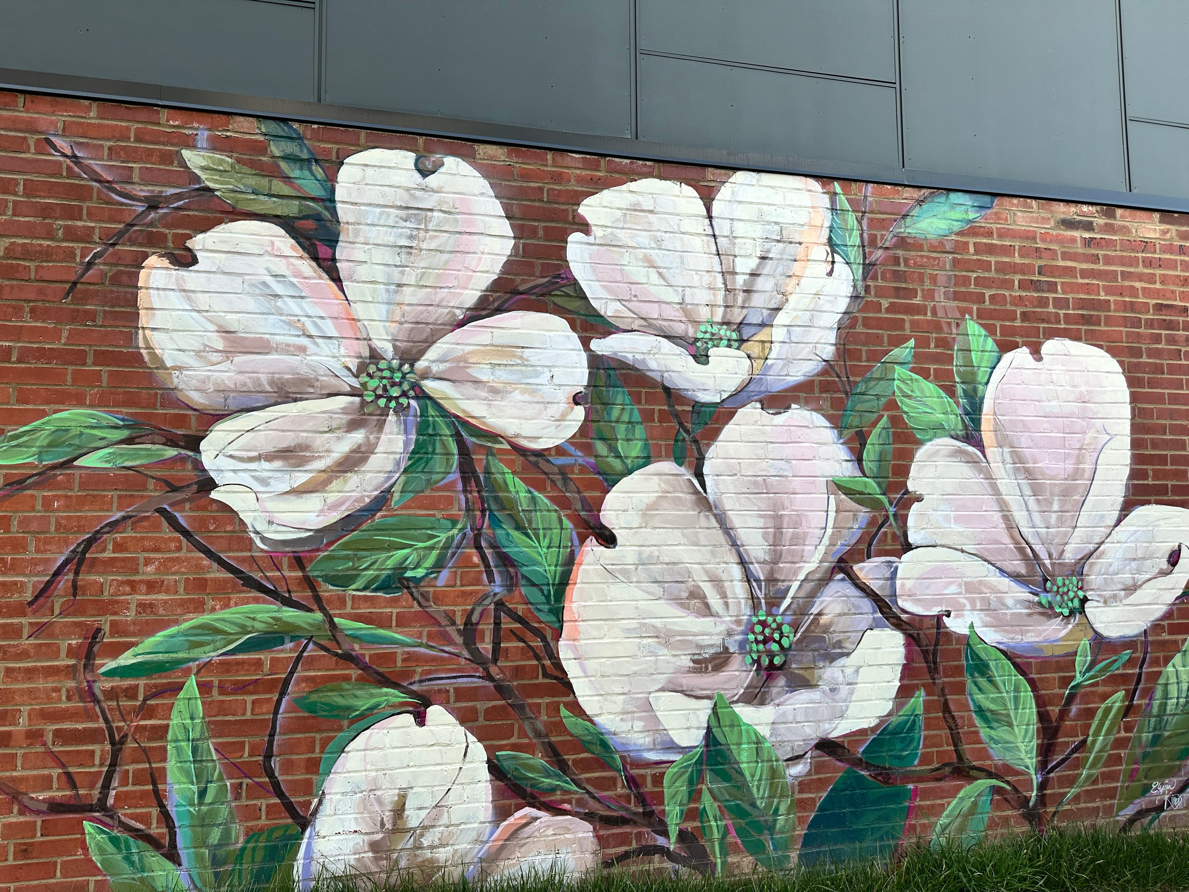 Art everywhere while walking The Grove