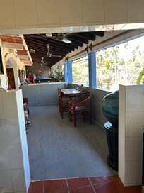 Your Dining al fresco, it is common area