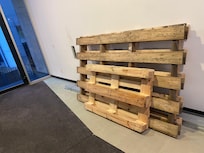 Baustelle im Eingangsbereich