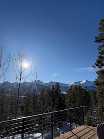 View from our balcony on a sunny afternoon