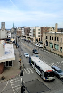 Looking down McMillan from our 4th floor
