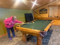 Grammie showing us her skills