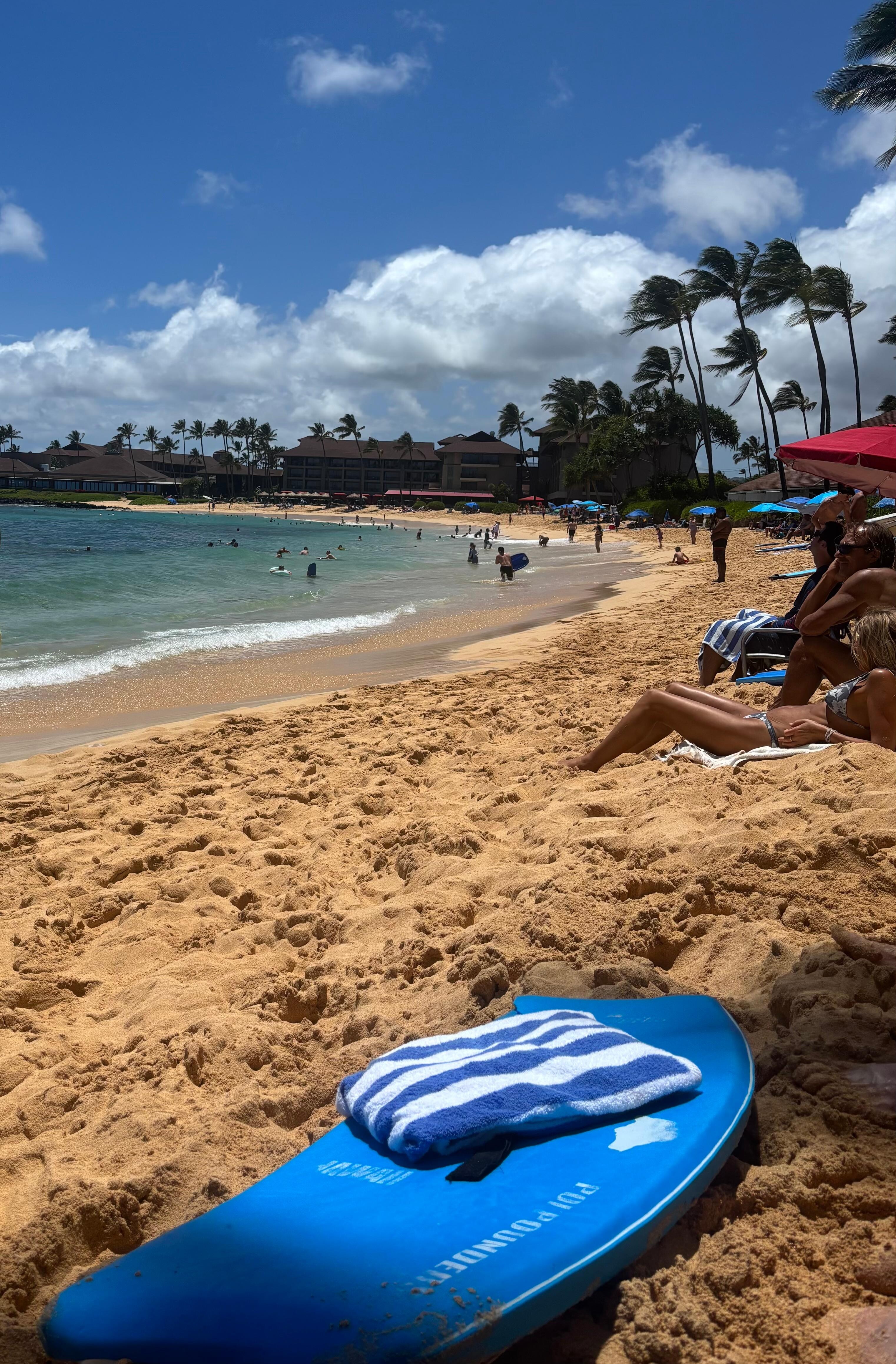 Beach that is just to the right of the Koa Kea