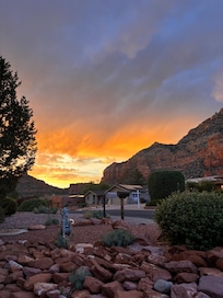 View from front of house