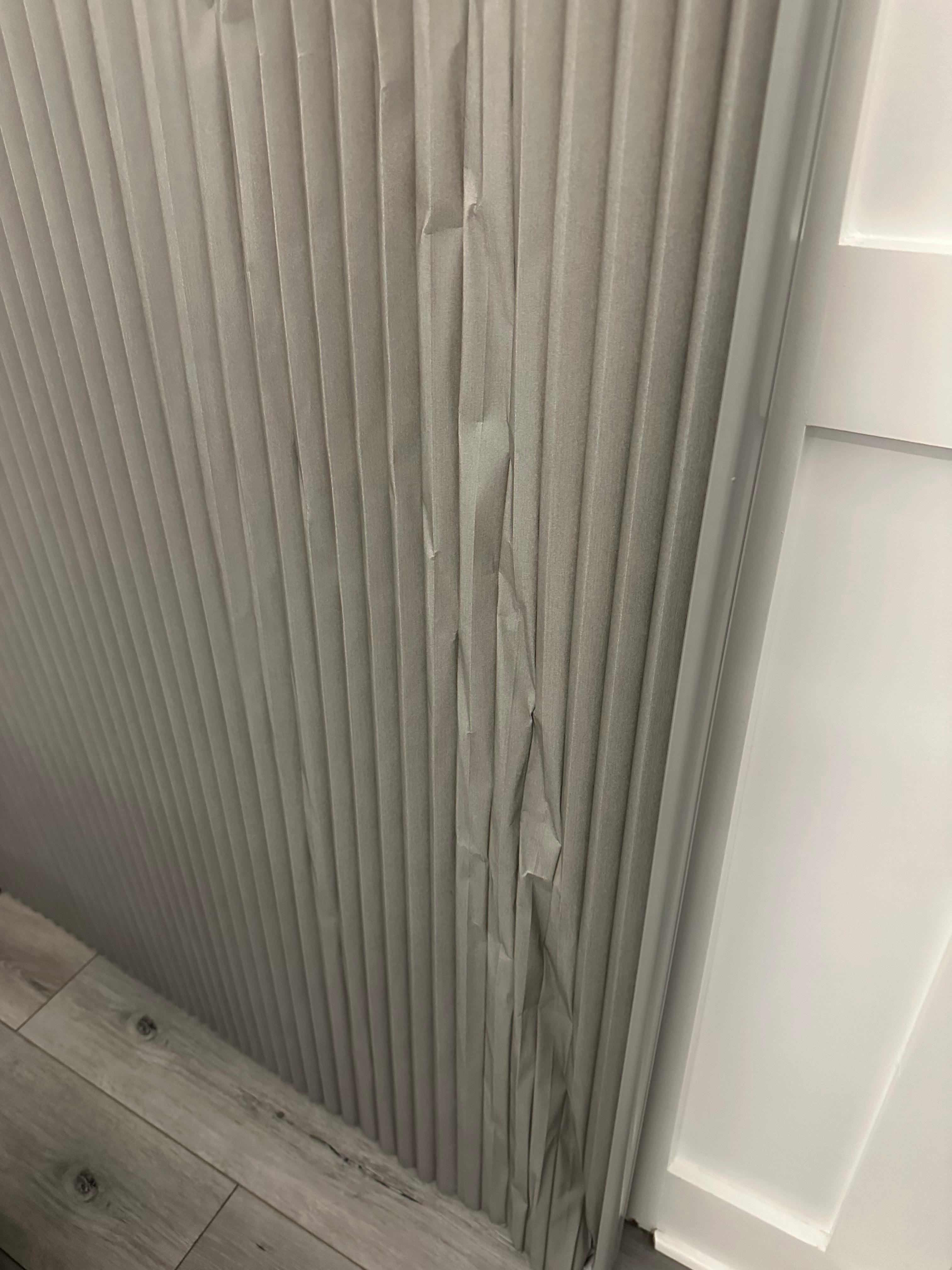 Sliding glass door blind 