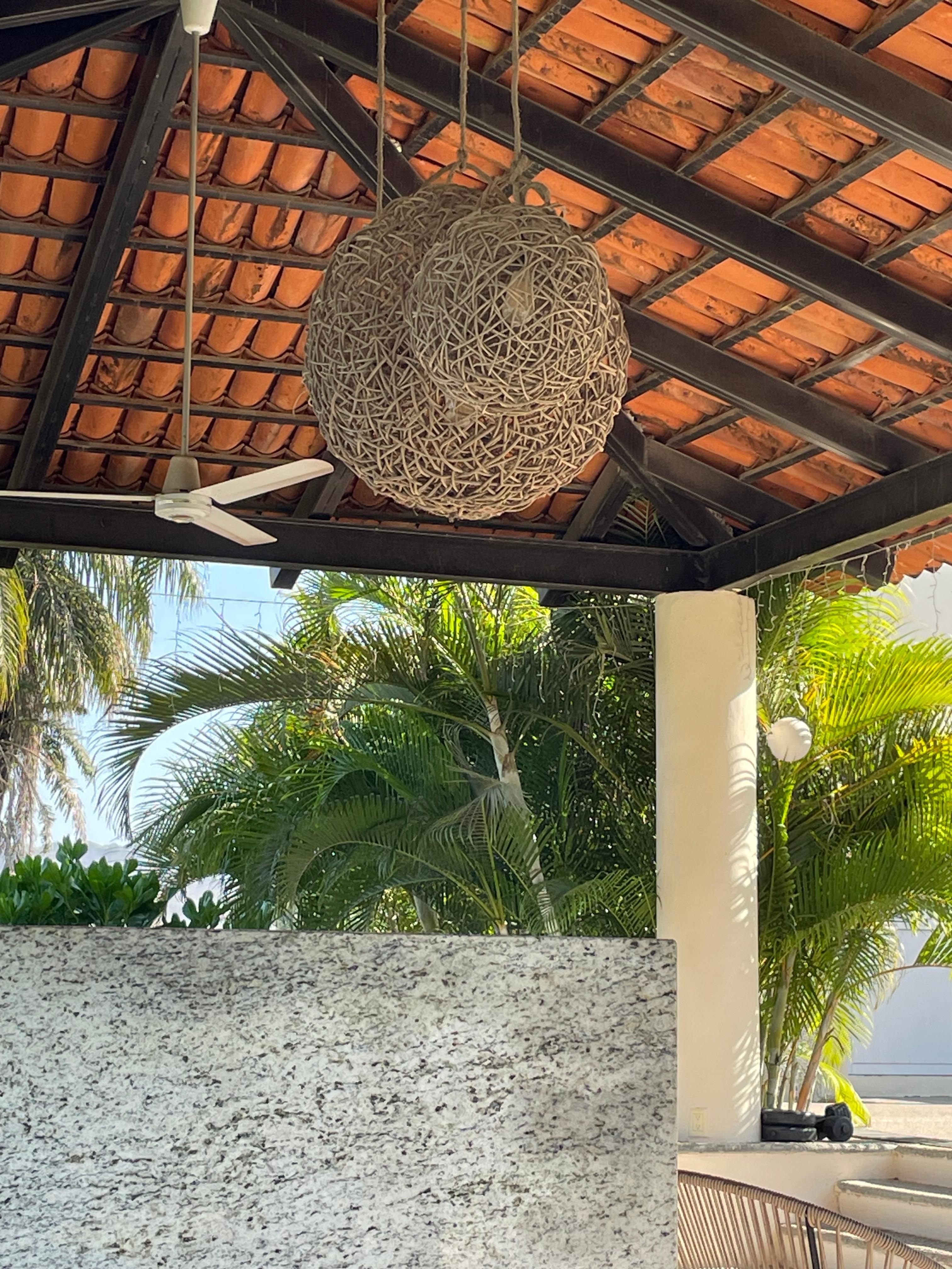 Barbecue area with outdoor kitchen 