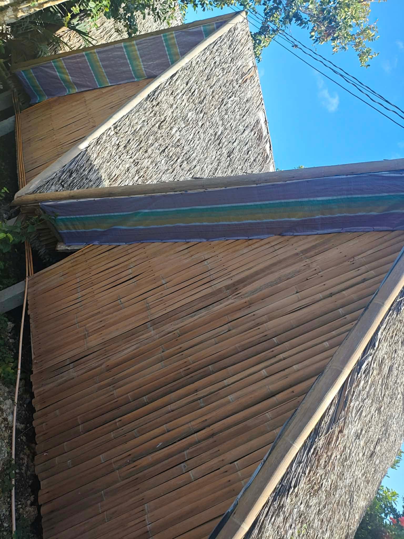 Back of rental place the edges was built in plastic