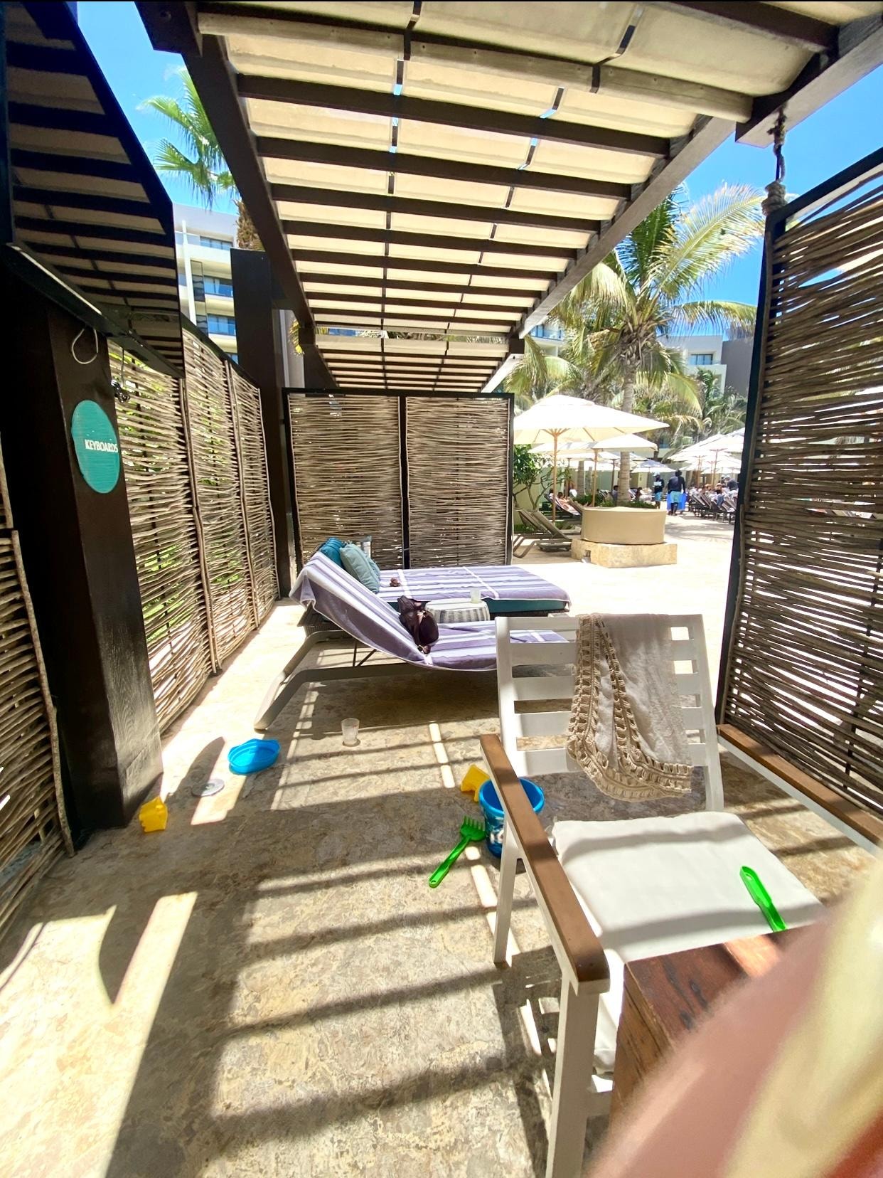 Cabana by Main pool