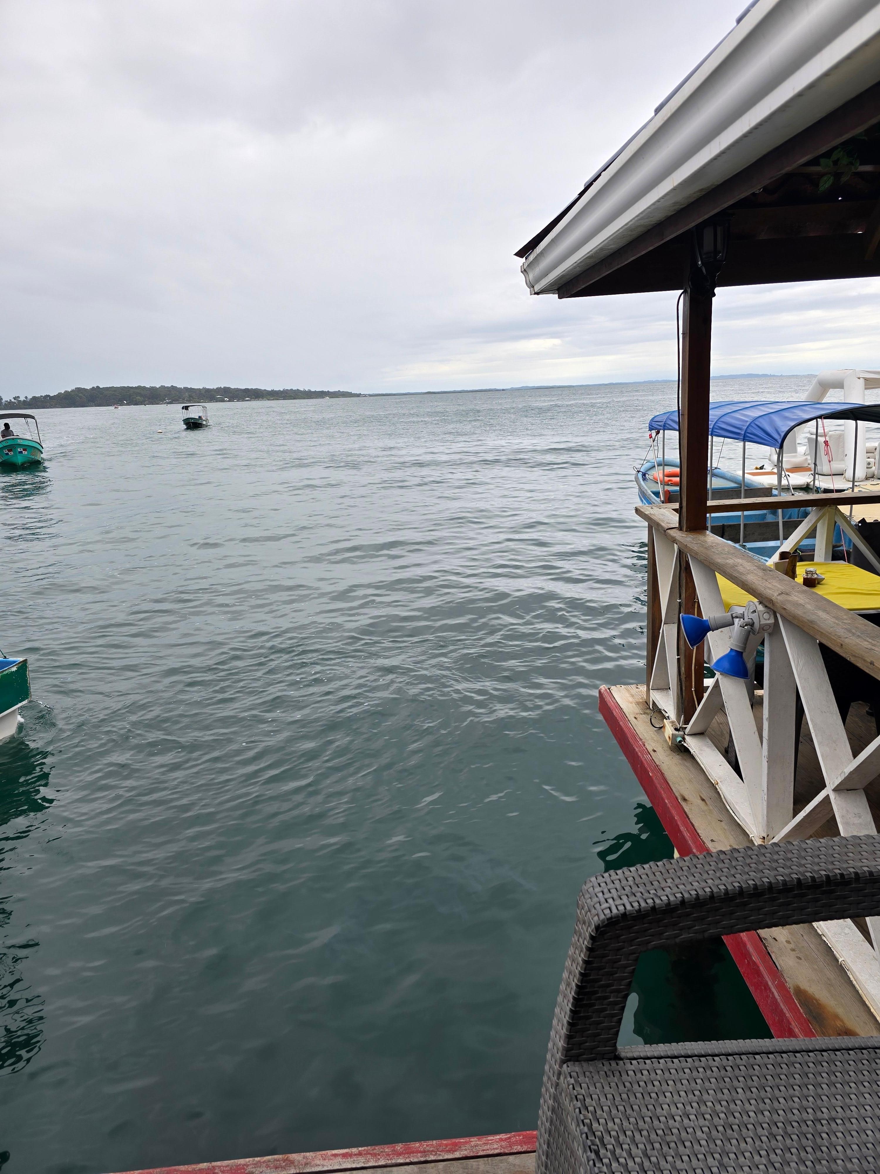 Morning view at breakfast 