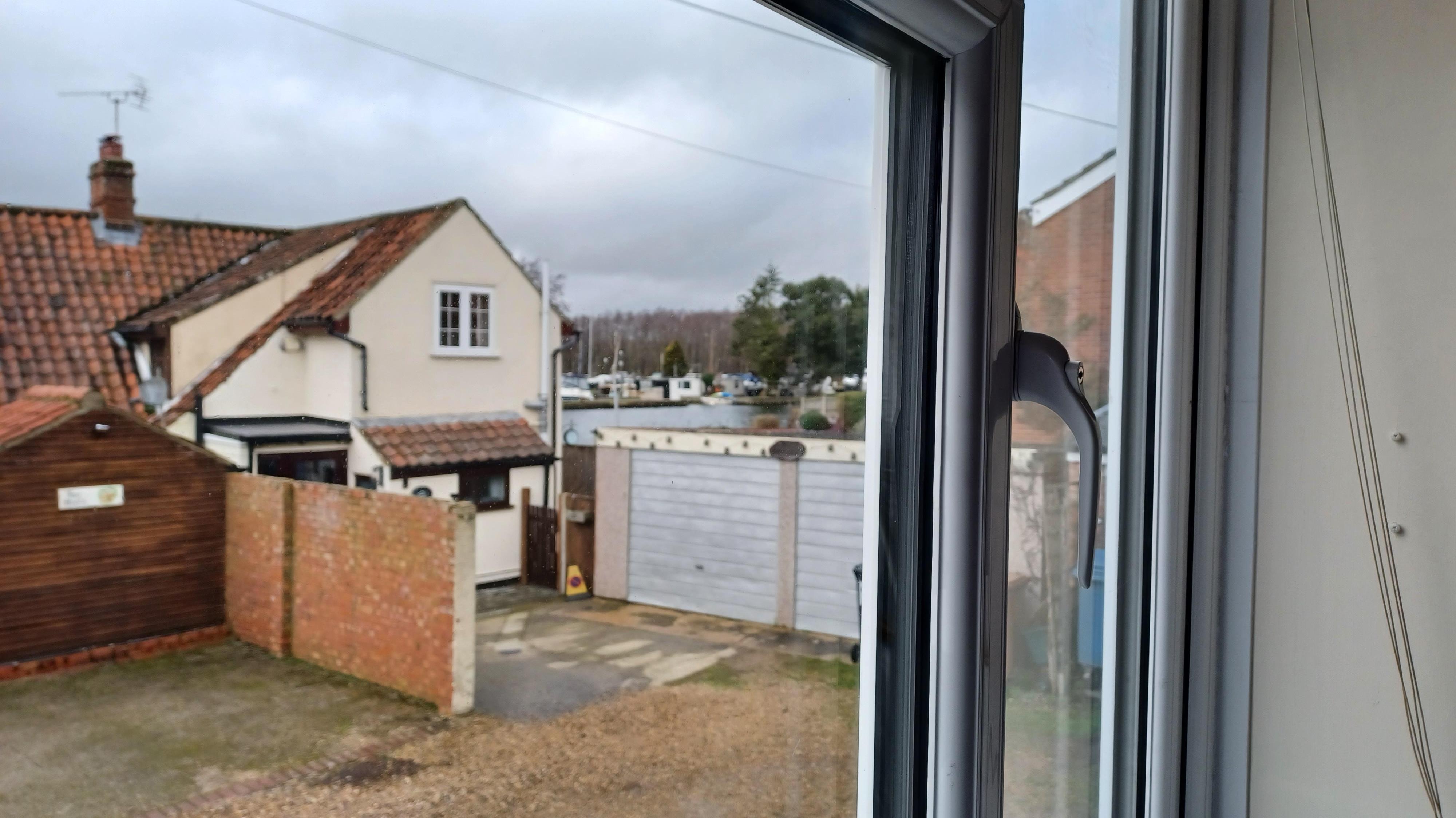 View from living room.