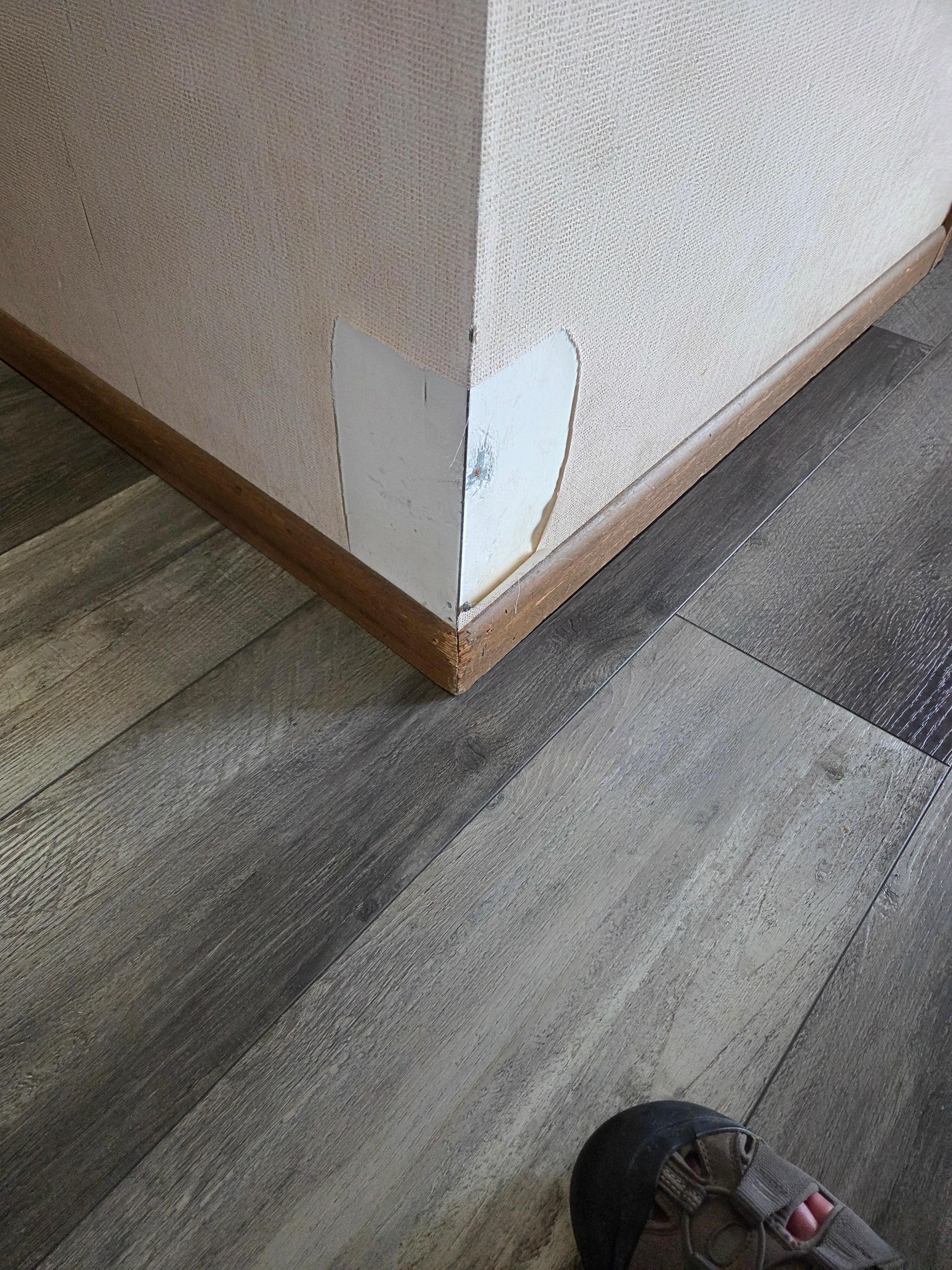 Wall covering coming off