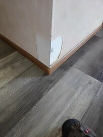 Wall covering coming off