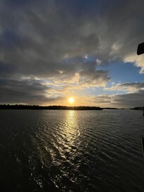 Sunrise from the dock.