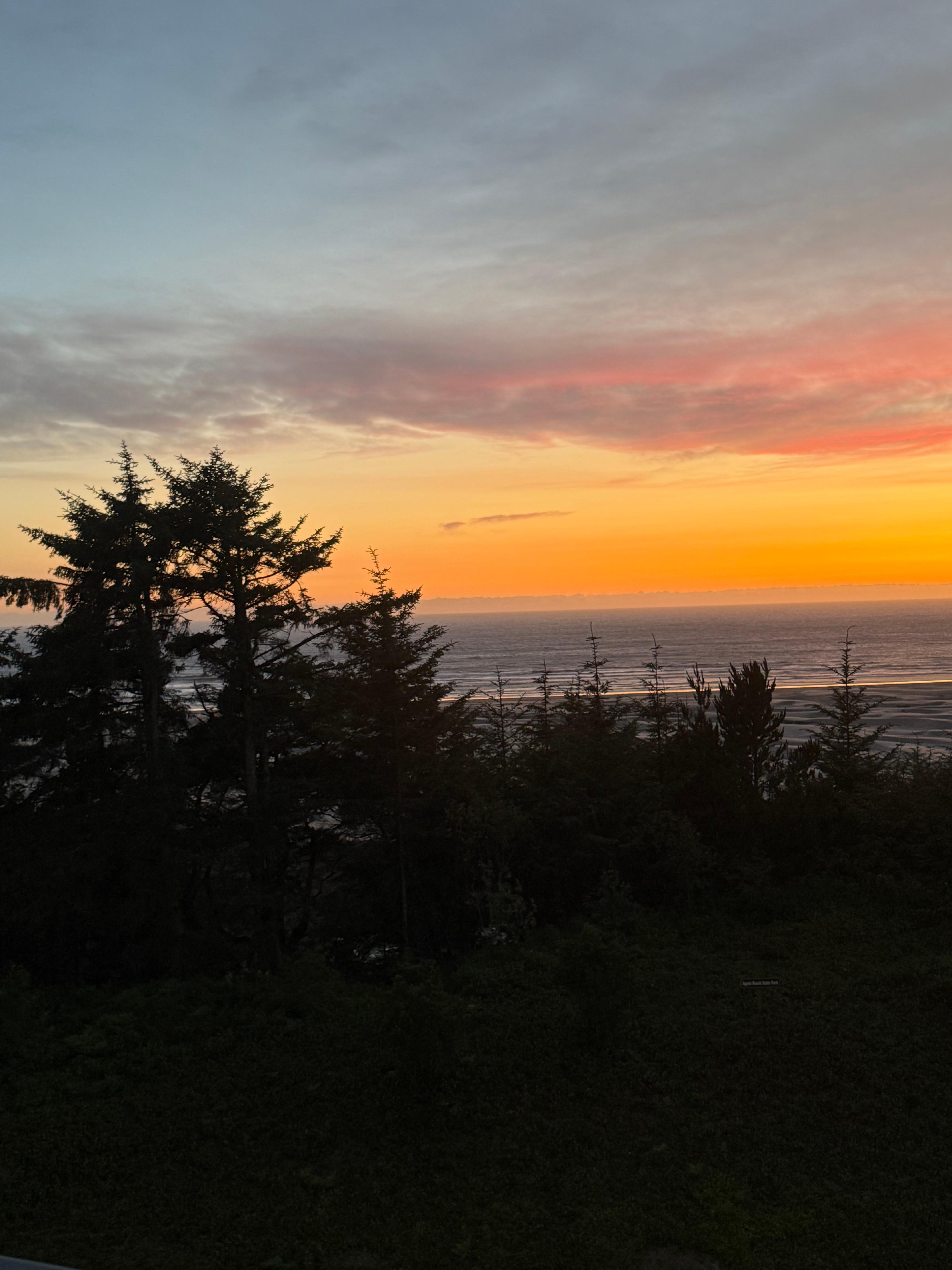 Sunset view from my room. 