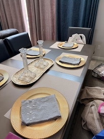 Dinner Table loved the set up