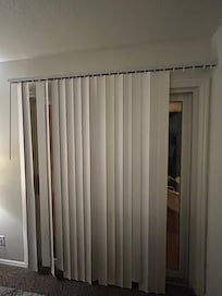 Master bedroom blinds