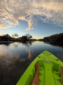 Sunrises and sunsets are gorgeous on the river
