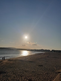 Sunset at Exmouth beach