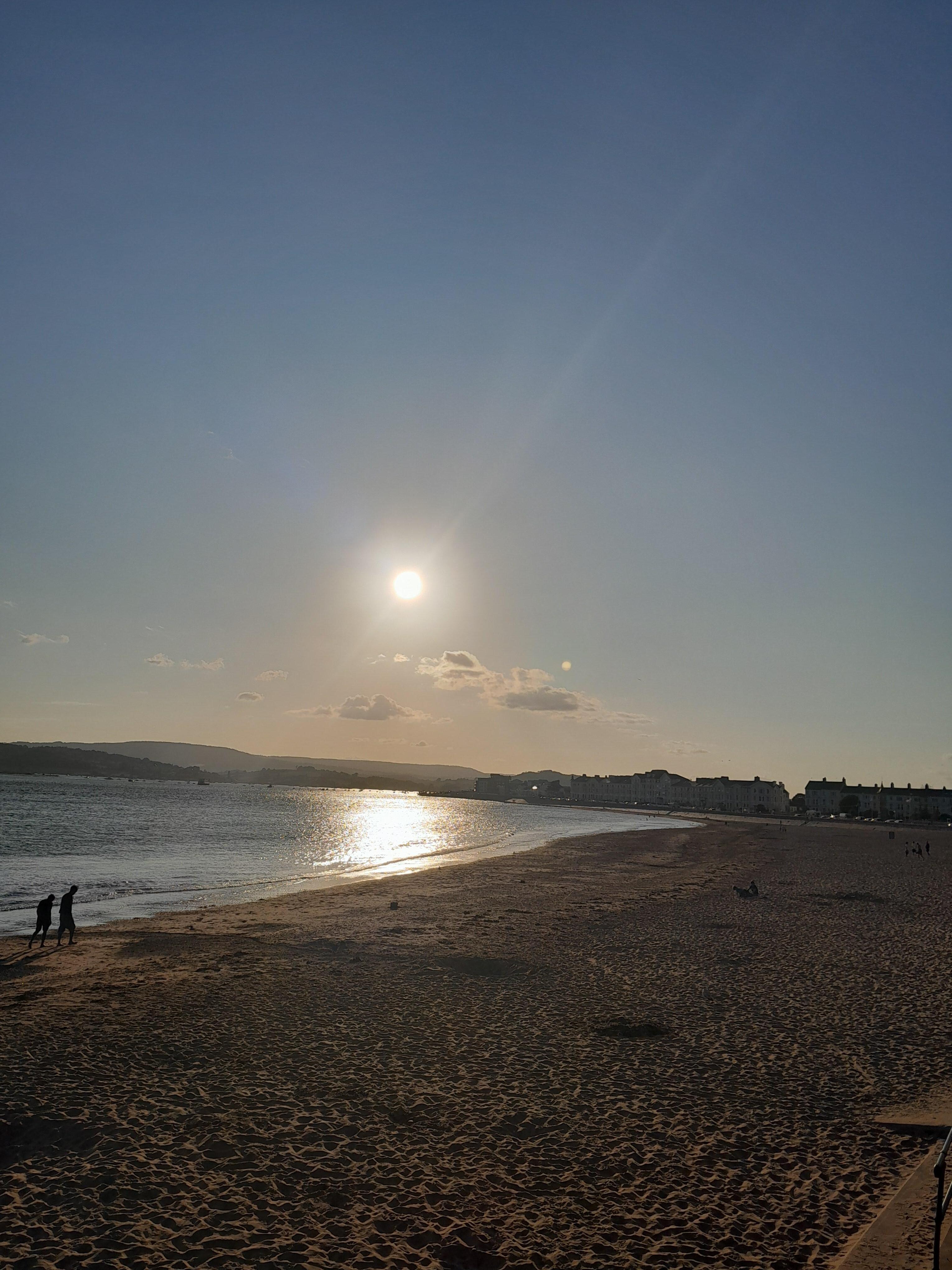 Sunset at Exmouth beach