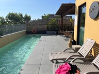 Hyggeligt pool område