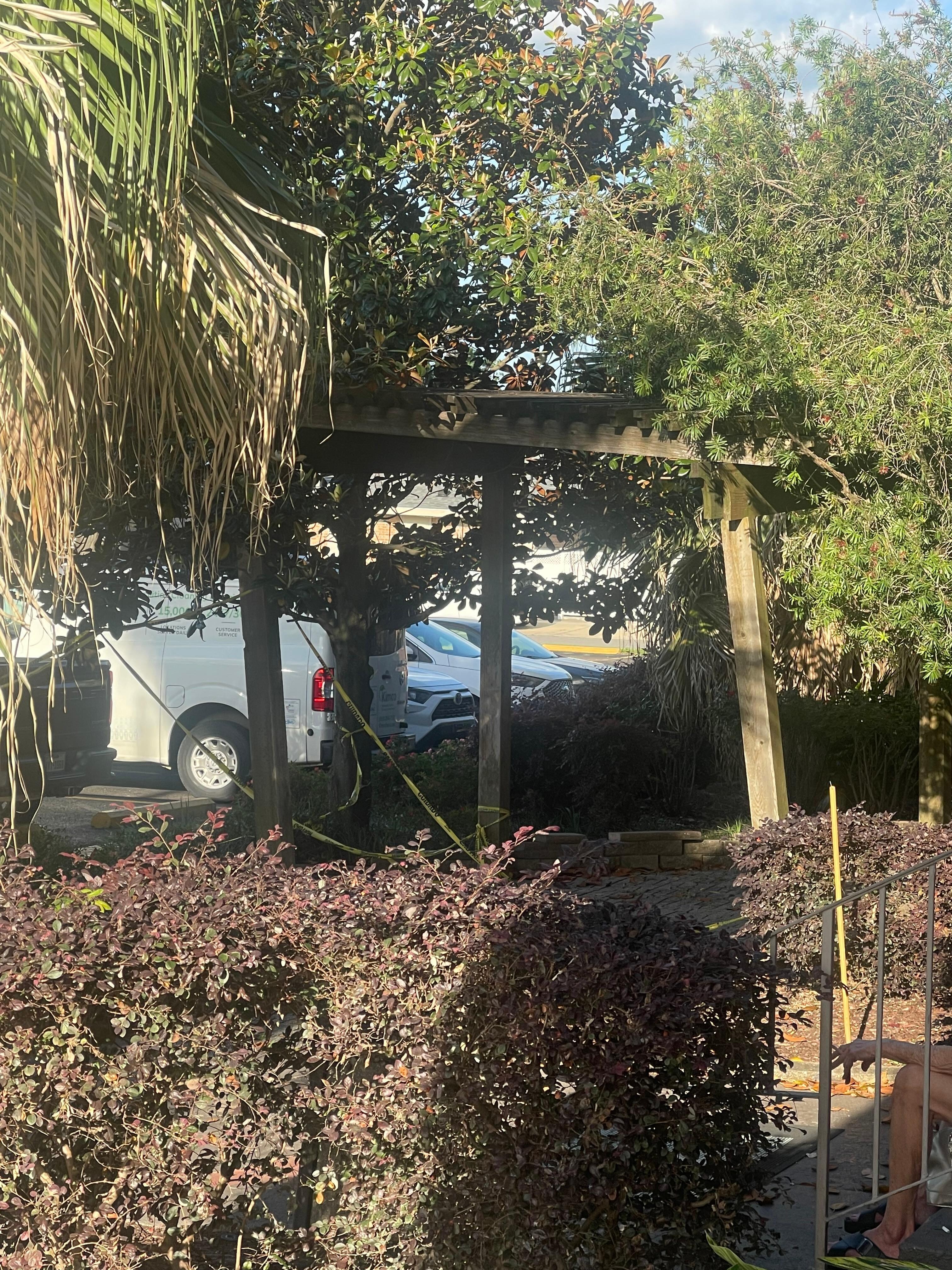 The real Pergola outside 