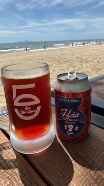 Right across from the beach