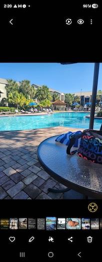 Pool side