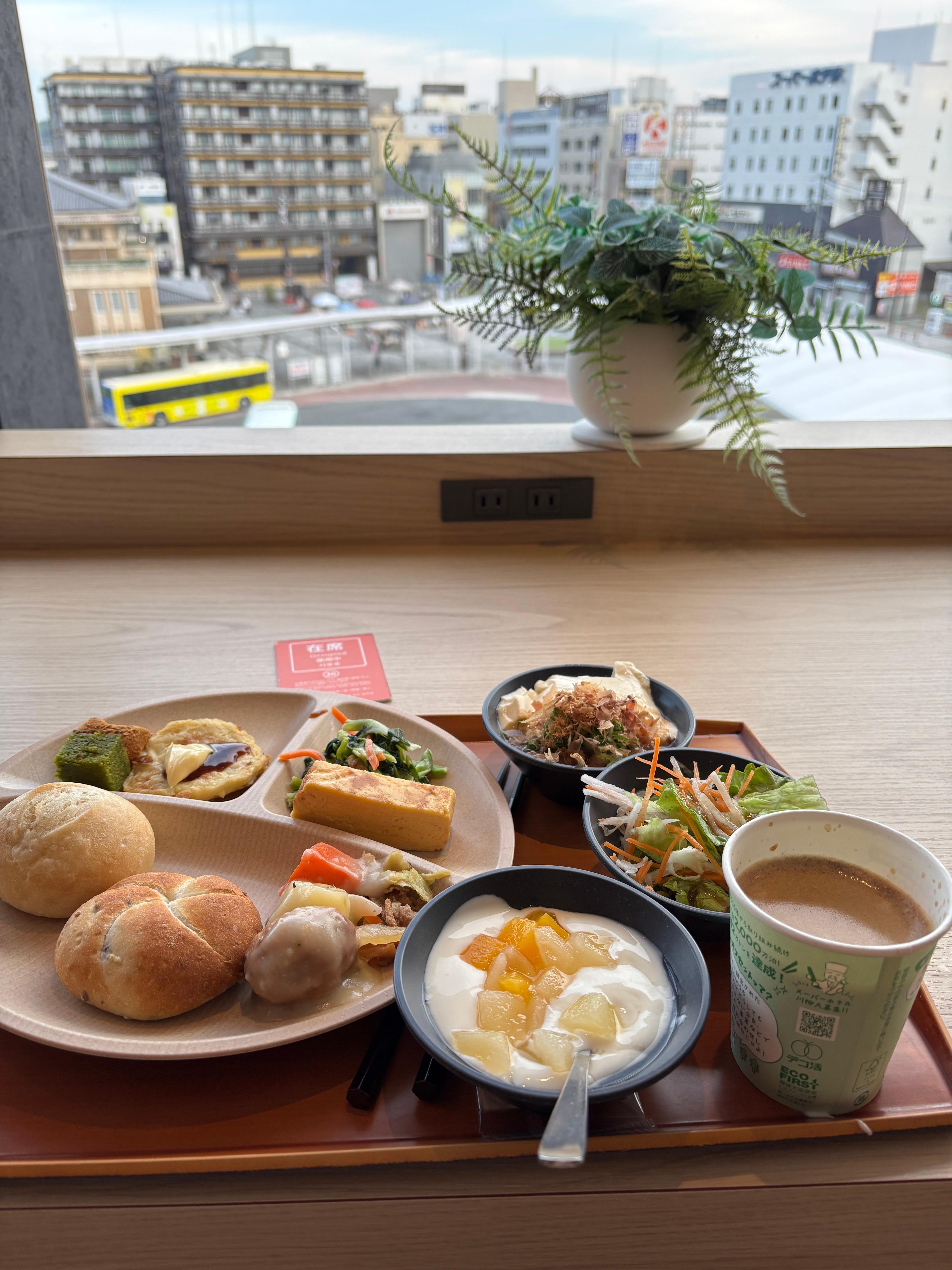 朝ごはんも美味しかったです。
もう少し種類があればもっと楽しみかも