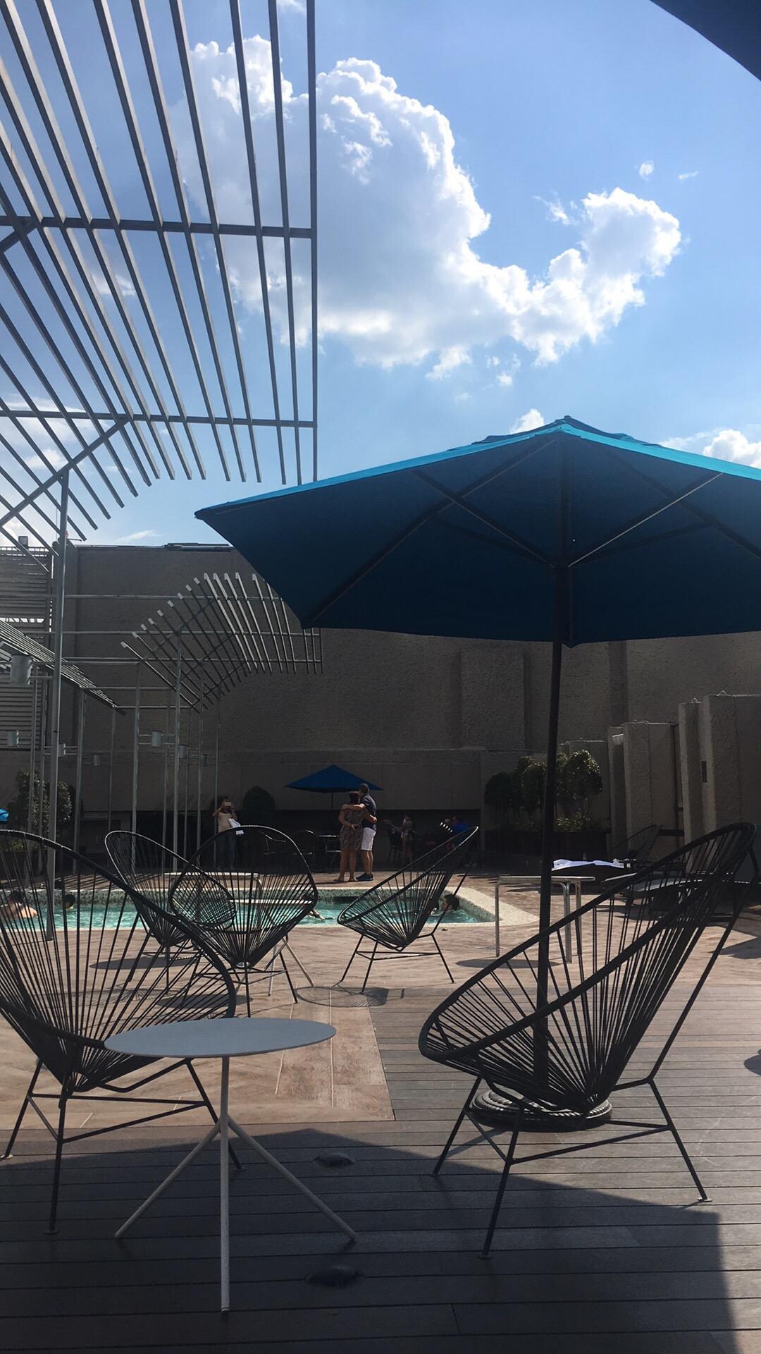 Great rooftop pool