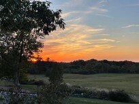 Lovely sunset view from the deck!