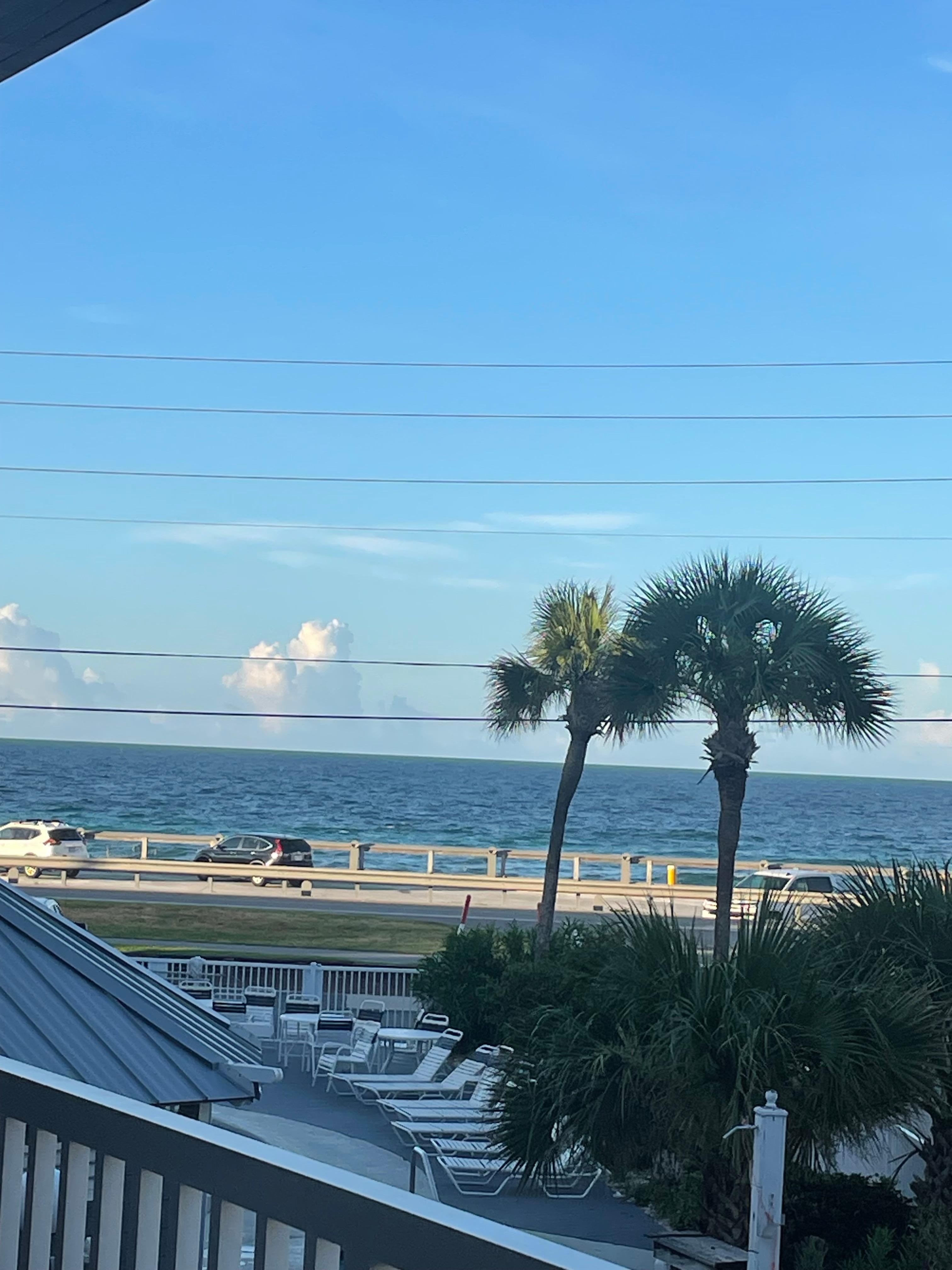 View from the balcony 