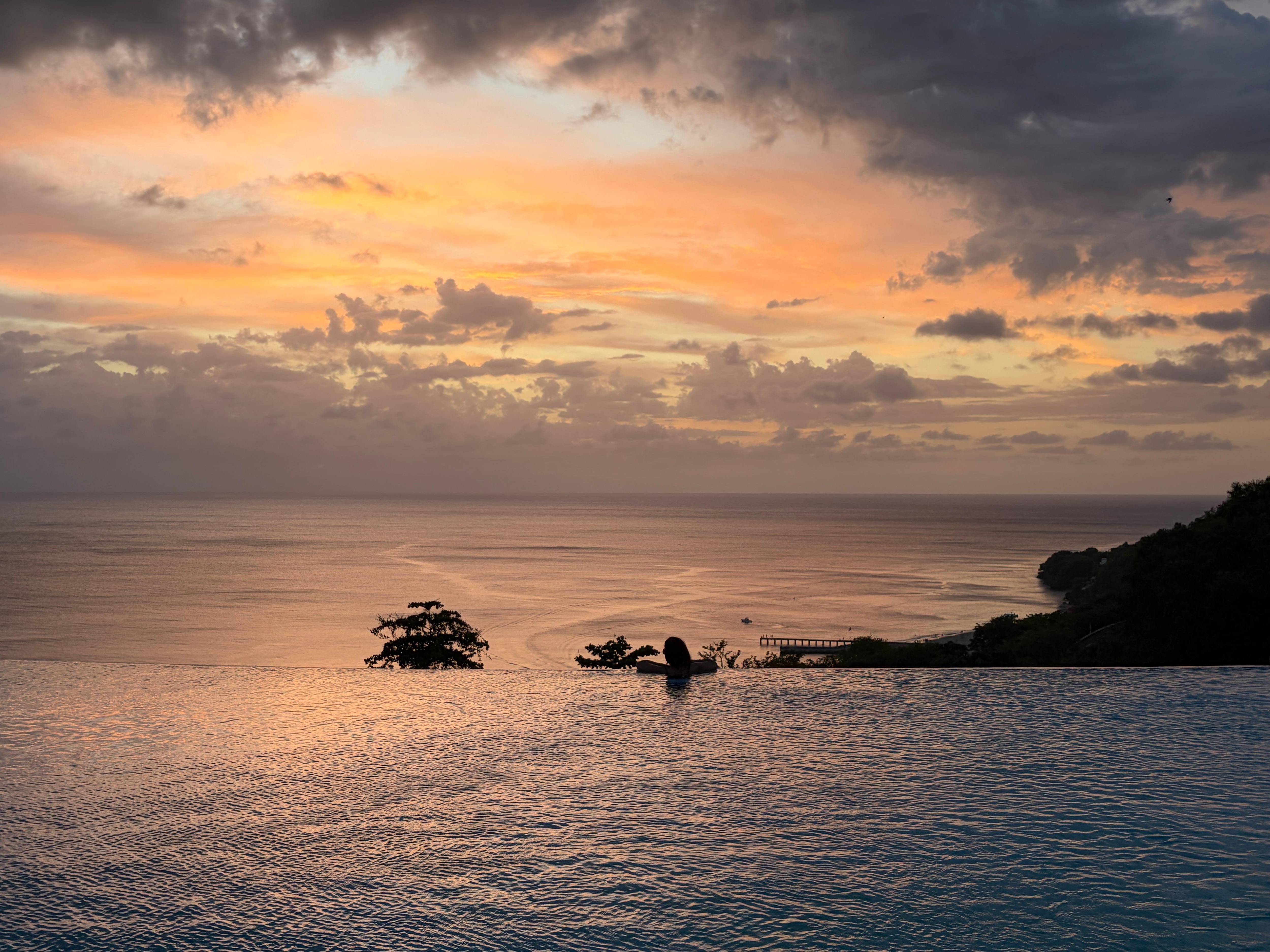 Sunset by the pool!! 