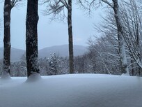 Got a nice 16 inch dump during our stay.