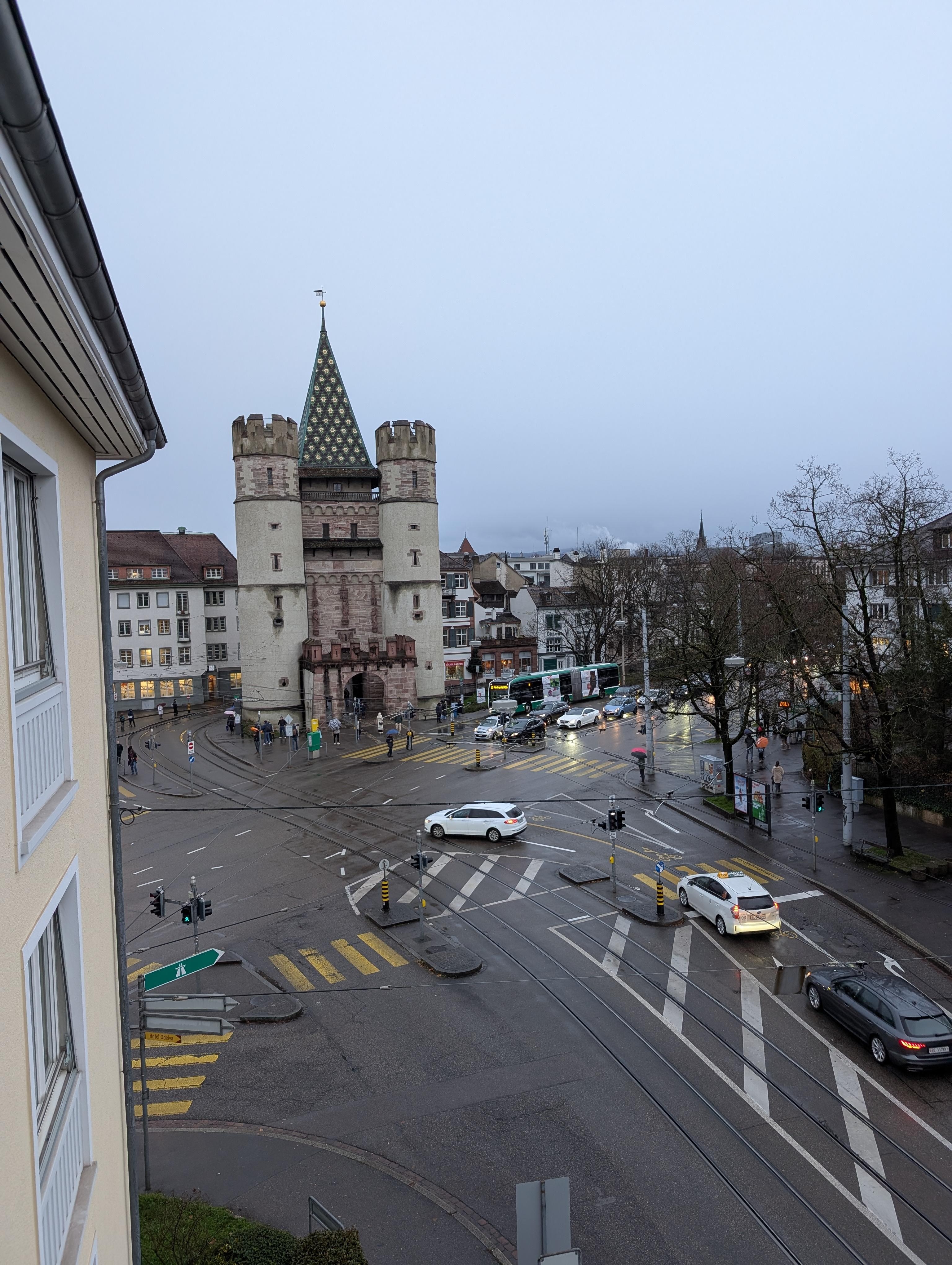 View from the balcony in our room 