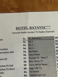 Batavia. Men vi bokade på Rugs.