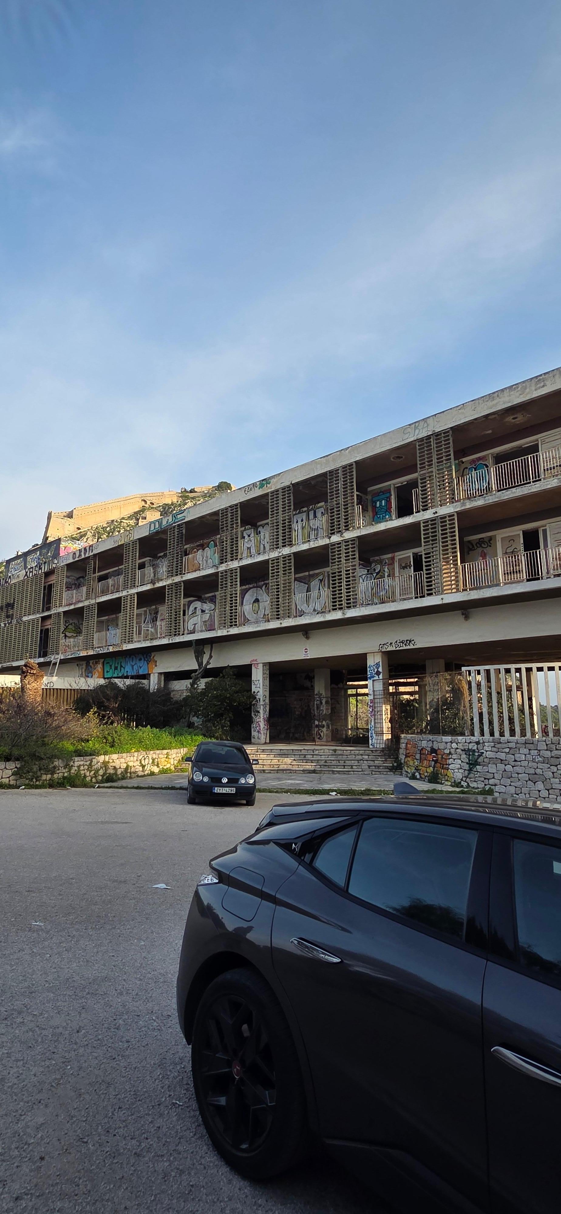 Parking for the hotel