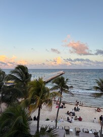 View from our room (junior suite ocean view)