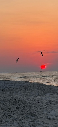 Sunrise on the beach