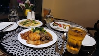 晩御飯はクラブラウンジのブッフェ。