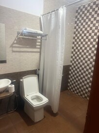 Toilet with no toilet paper