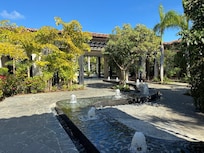 Adjacent retail grounds