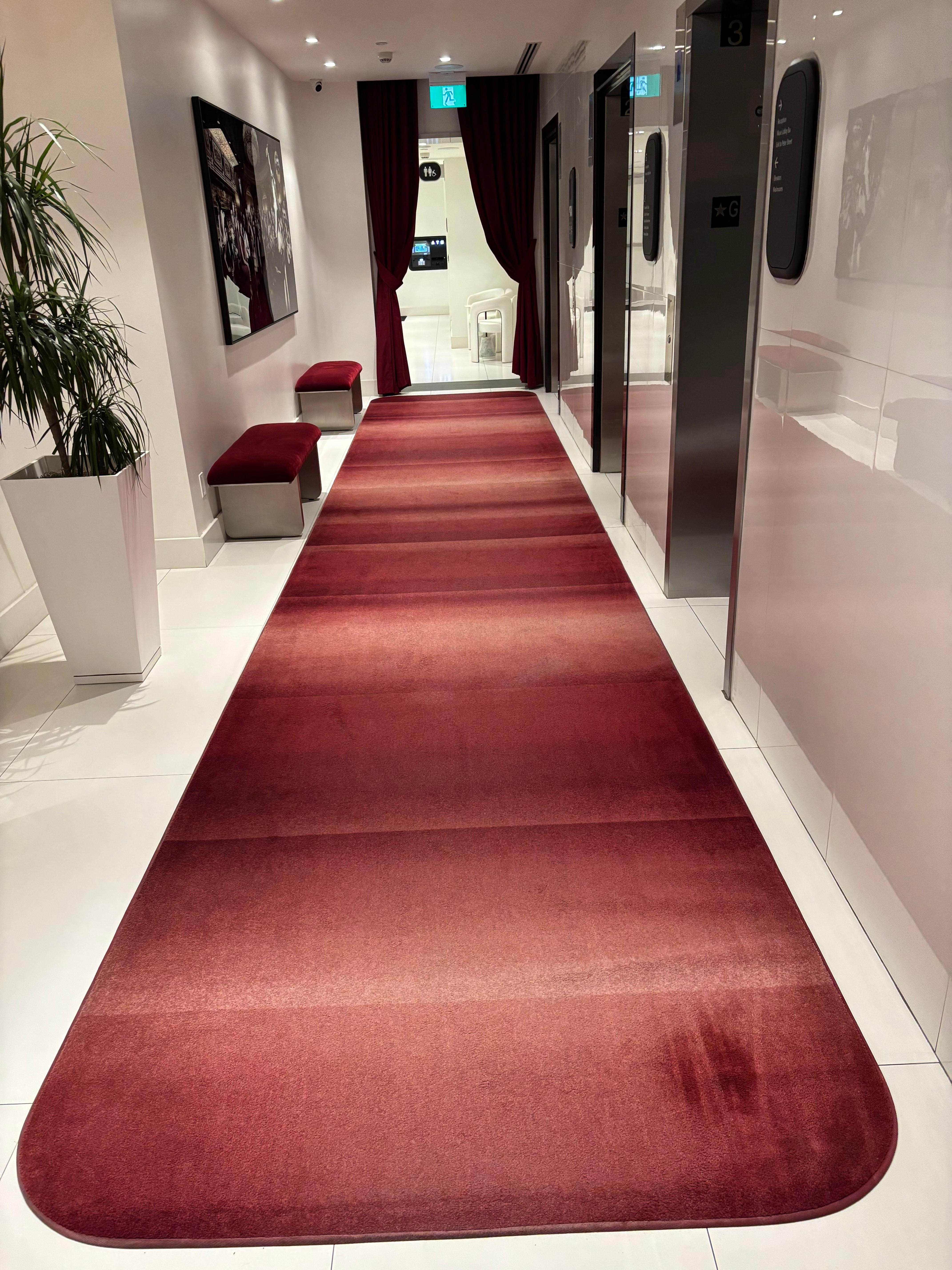 Hallway to elevators