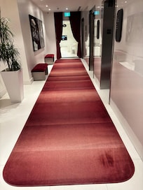 Hallway to elevators