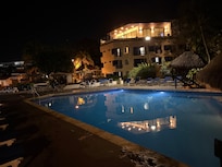 Pool at night