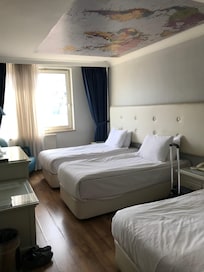 3-bedders room on our second night stay, which the mini fridge was accessible and functional