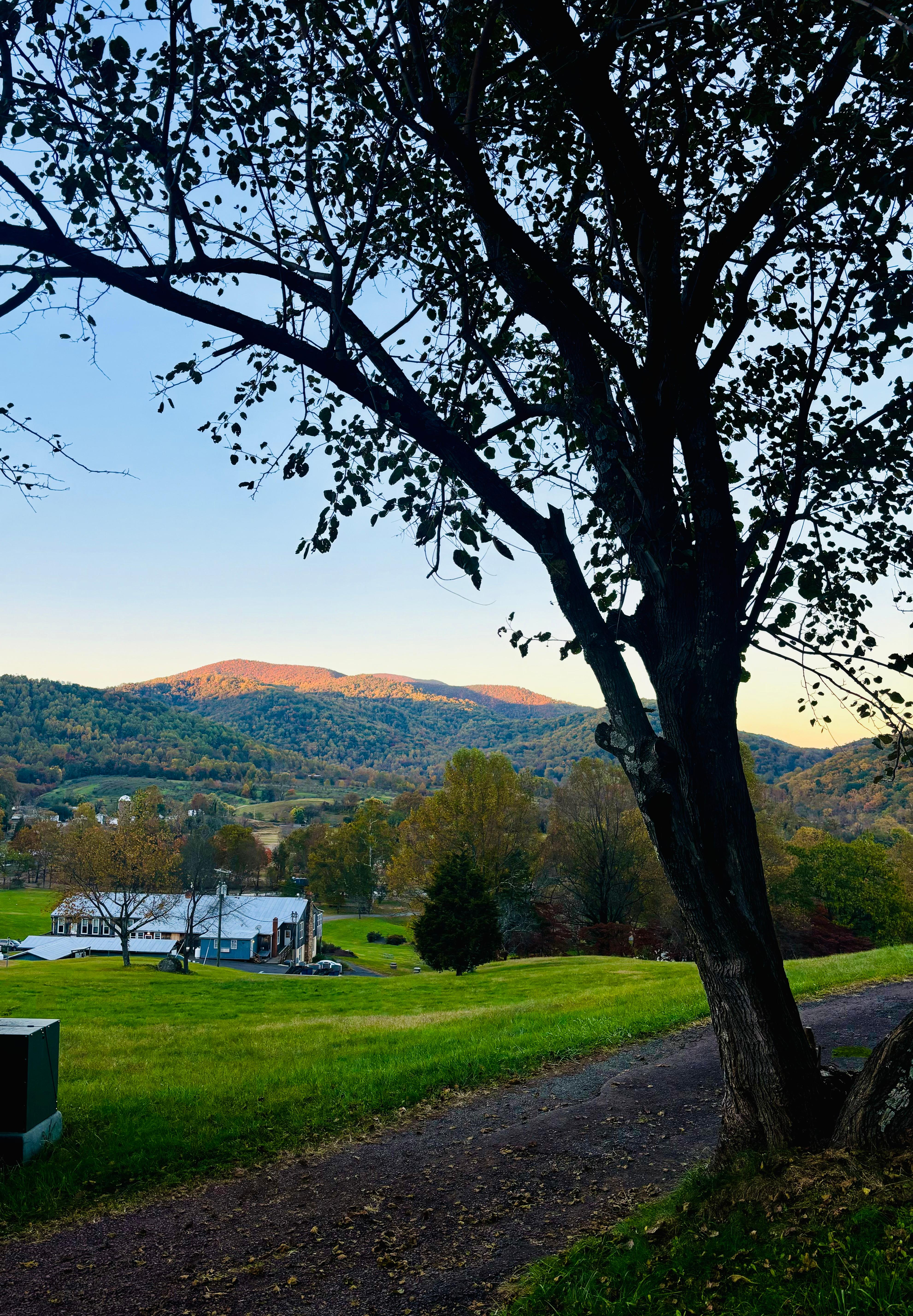 View from the HillTop lodge